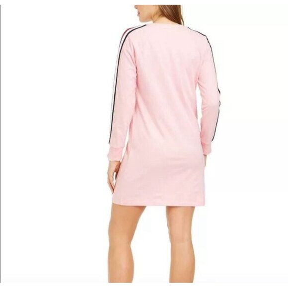 Tommy Hilfiger Metallic Dotted Heart Sweatshirt Dress Size Medium - Picture 3 of 10